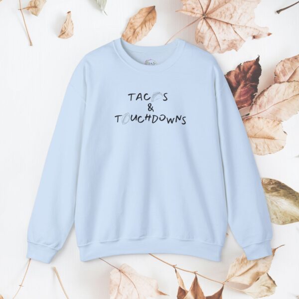 Tacos & touchdown / Unisex Crewneck Sweatshirt - Image 9