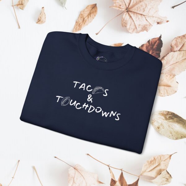 Tacos & touchdown / Unisex Crewneck Sweatshirt - Image 23