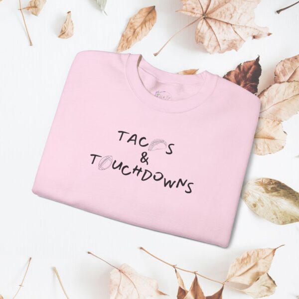 Tacos & touchdown / Unisex Crewneck Sweatshirt - Image 15