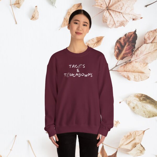Tacos & touchdown / Unisex Crewneck Sweatshirt - Image 20