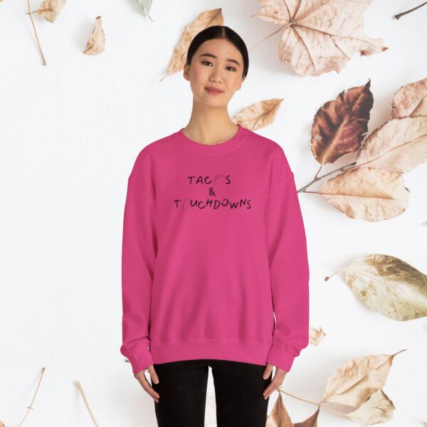 Tacos & touchdown / Unisex Crewneck Sweatshirt - Image 8