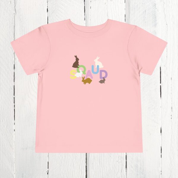 Squad with bunnies | Toddler Short Sleeve Tee - Image 5