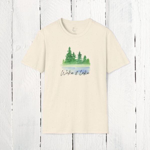 Wake & Lake | Unisex Softstyle T-Shirt - Image 10