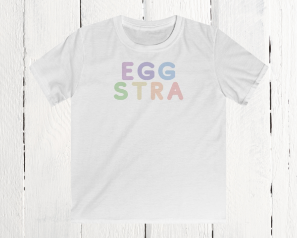 Eggstra | Kids Softstyle Tee - Image 2