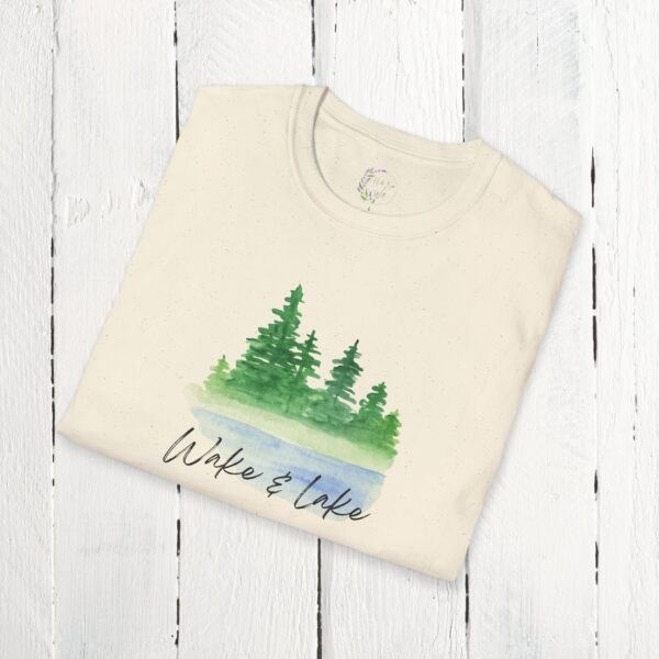 Wake & Lake | Unisex Softstyle T-Shirt - Image 12