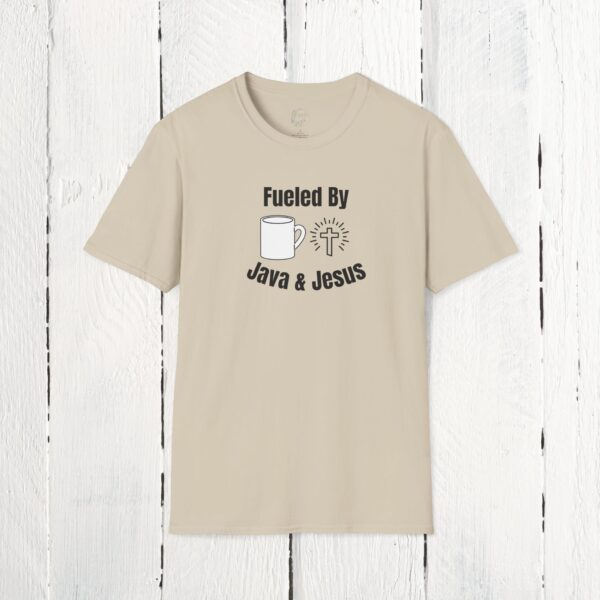Fueled by Java & Jesus | Unisex Softstyle T-Shirt - Image 17