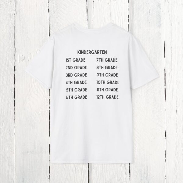 Style 1-Grow with me tee | Class of 2038 | Unisex Softstyle T-Shirt - Image 2