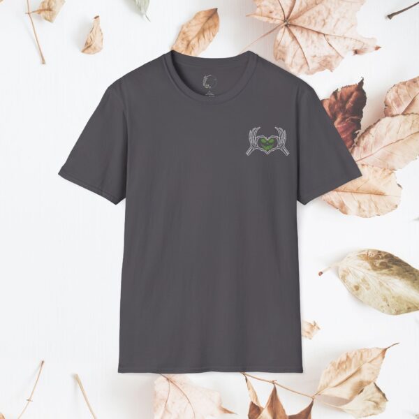 Skeleton heart hands | Unisex Softstyle T-Shirt - Image 9