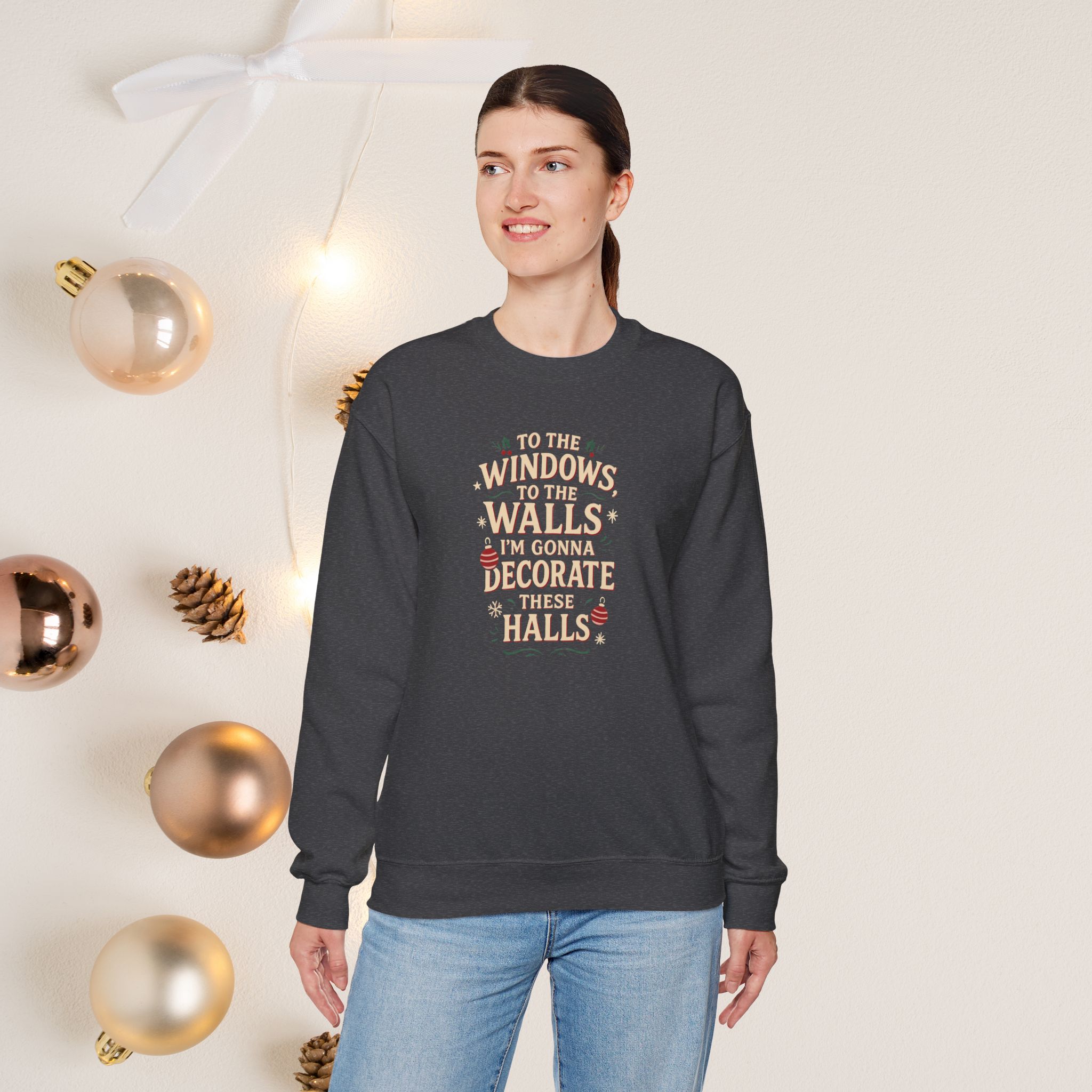 To the windows design 2 | Unisex | Heavy Blendâ„¢ Crewneck Sweatshirt - Image 34