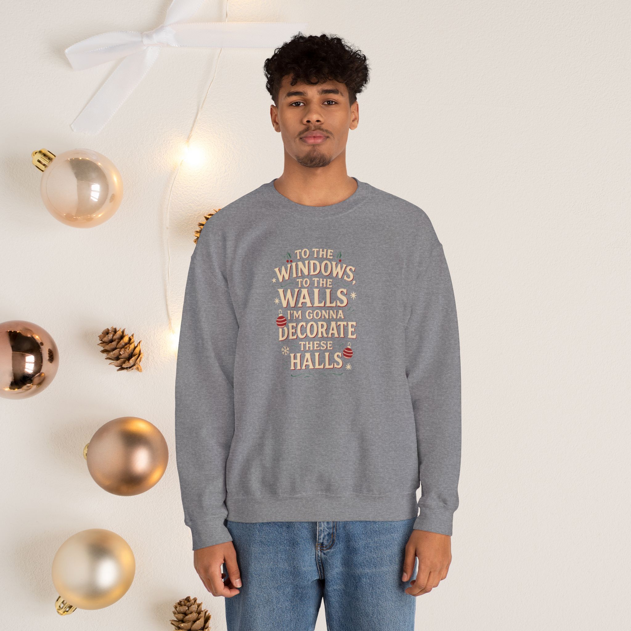 To the windows design 2 | Unisex | Heavy Blendâ„¢ Crewneck Sweatshirt - Image 27