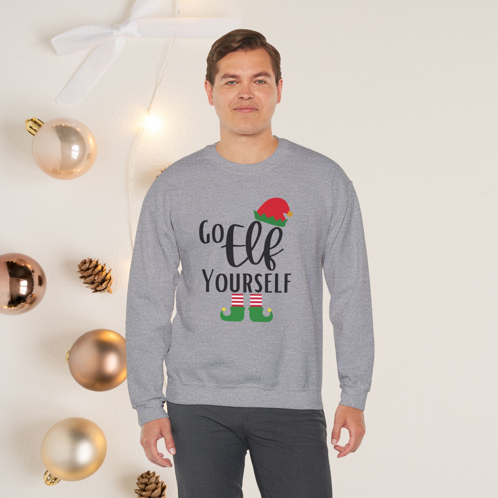 Go elf yourself | Crewneck Sweatshirt | unisex - Image 15