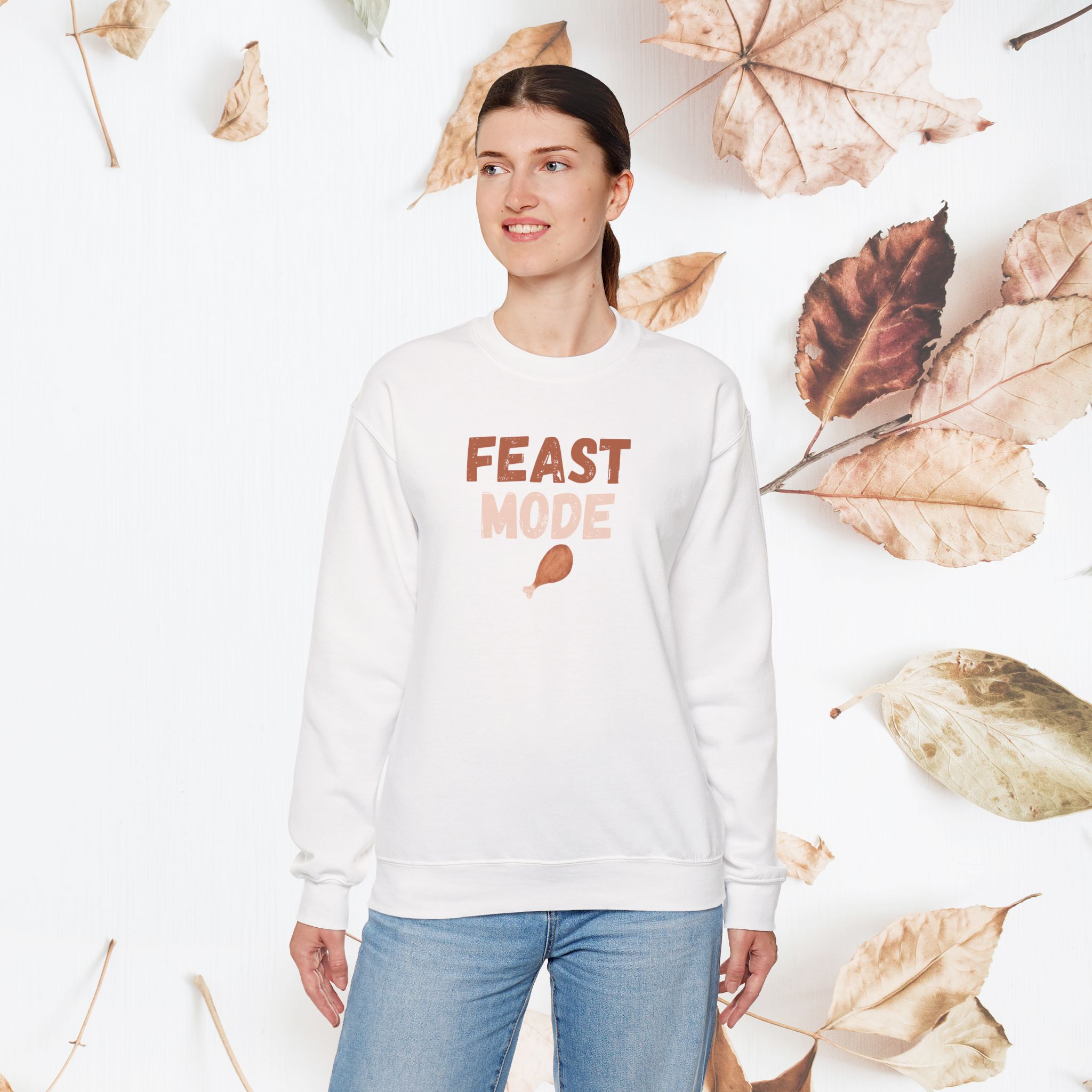 Feast Mode | Unisex | Crewneck Sweatshirt - Image 11