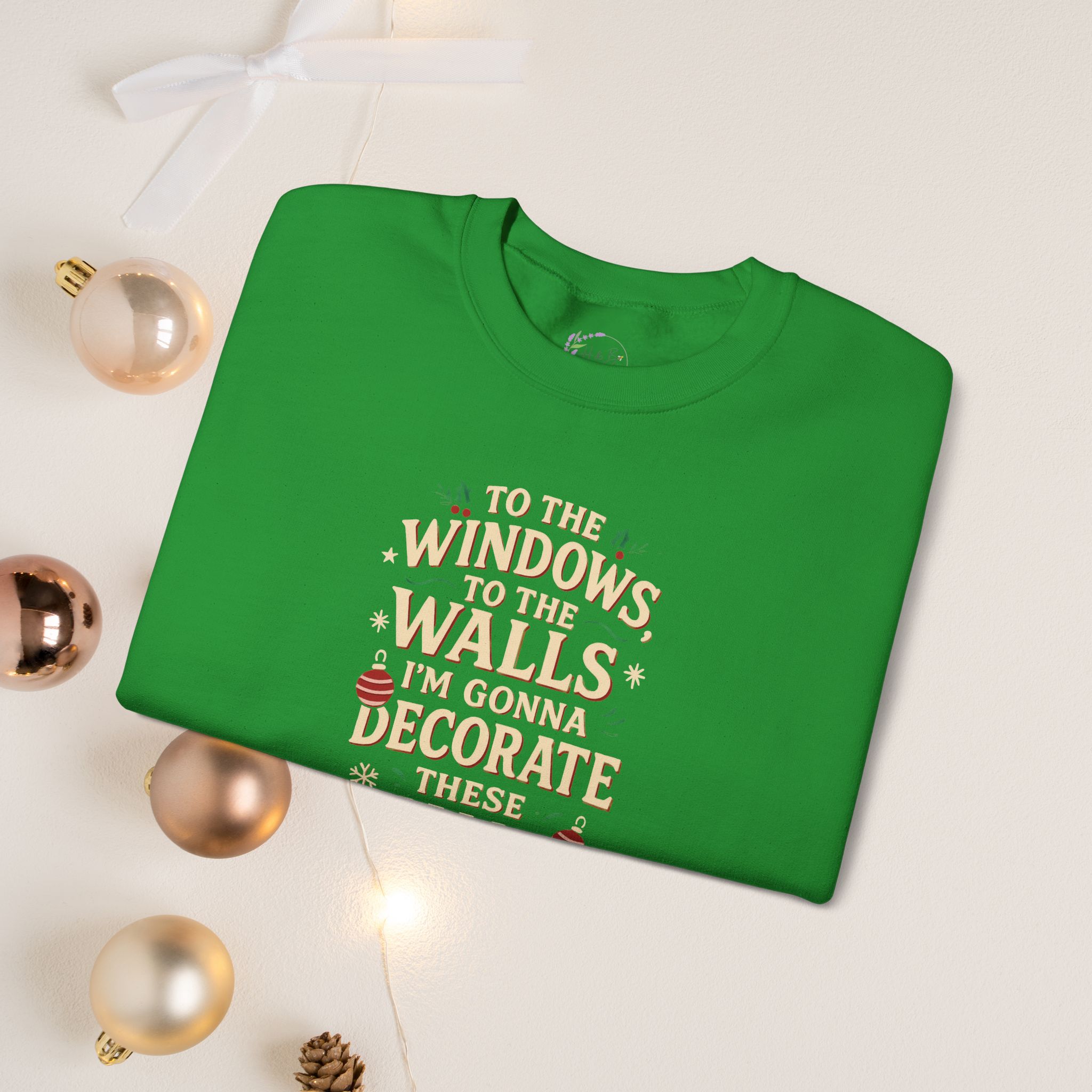 To the windows design 2 | Unisex | Heavy Blendâ„¢ Crewneck Sweatshirt - Image 3