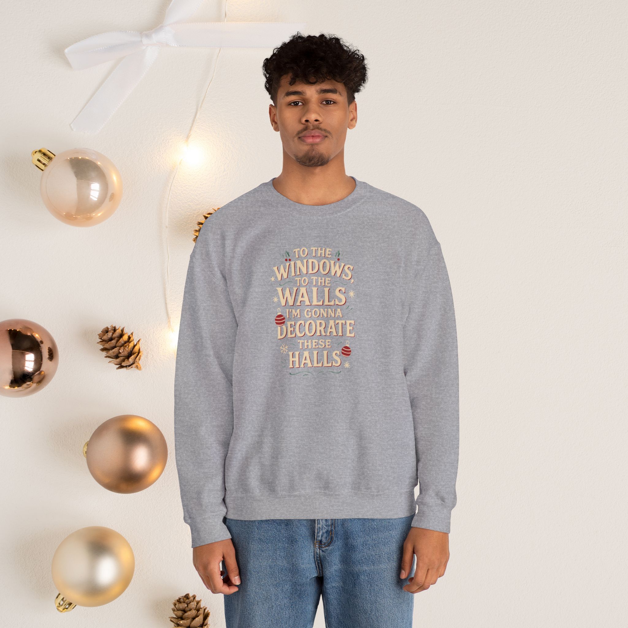 To the windows design 2 | Unisex | Heavy Blendâ„¢ Crewneck Sweatshirt - Image 18