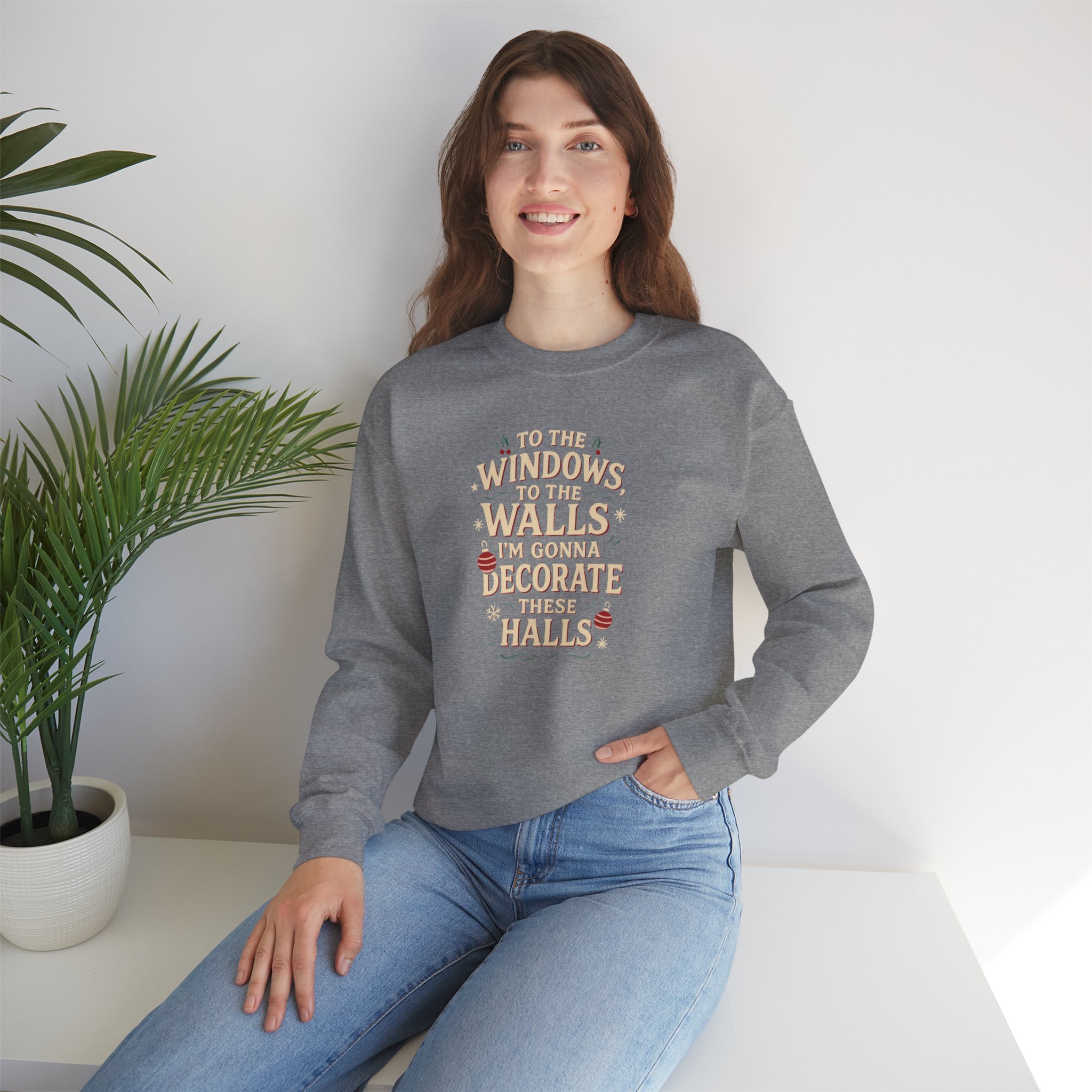 To the windows design 2 | Unisex | Heavy Blendâ„¢ Crewneck Sweatshirt - Image 23
