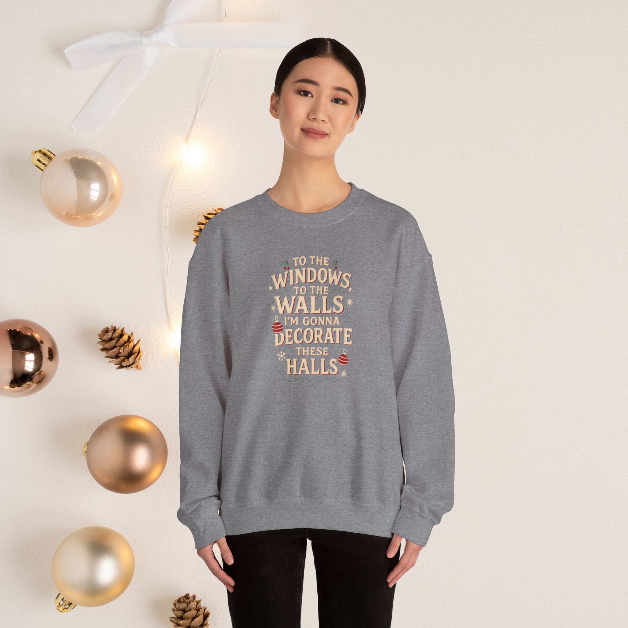 To the windows design 2 | Unisex | Heavy Blendâ„¢ Crewneck Sweatshirt - Image 22