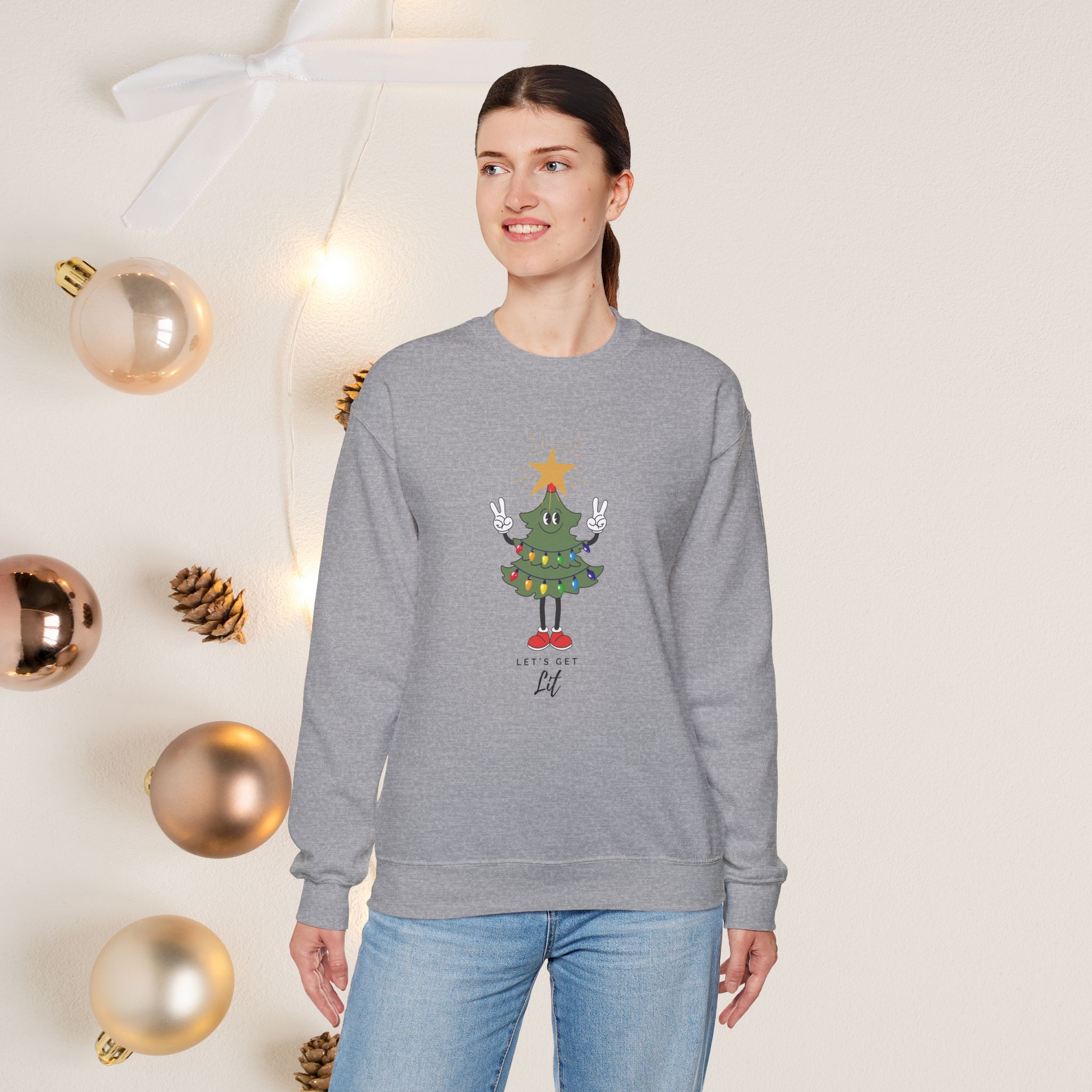 Let's get lit | Crewneck sweatshirt | Unisex - Image 14