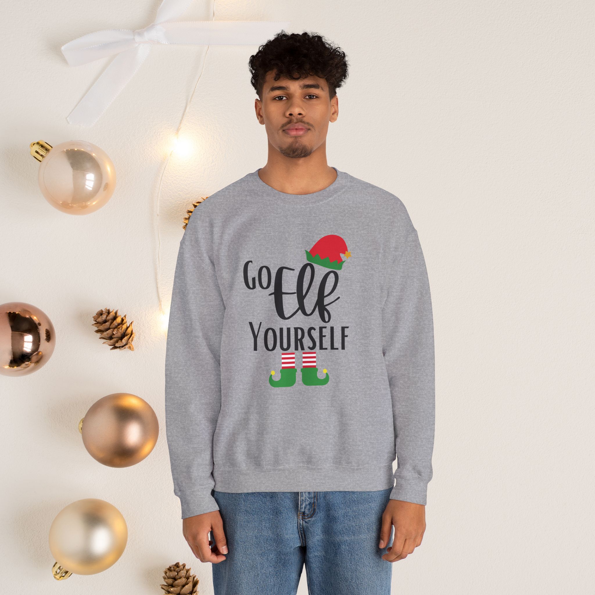 Go elf yourself | Crewneck Sweatshirt | unisex - Image 16