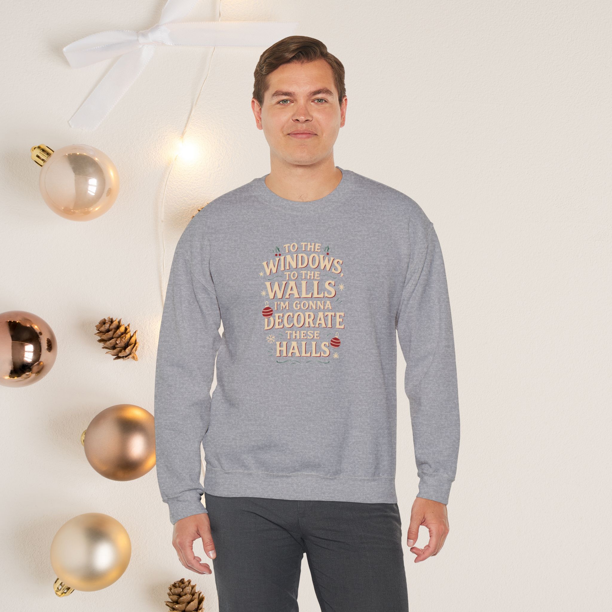 To the windows design 2 | Unisex | Heavy Blendâ„¢ Crewneck Sweatshirt - Image 17