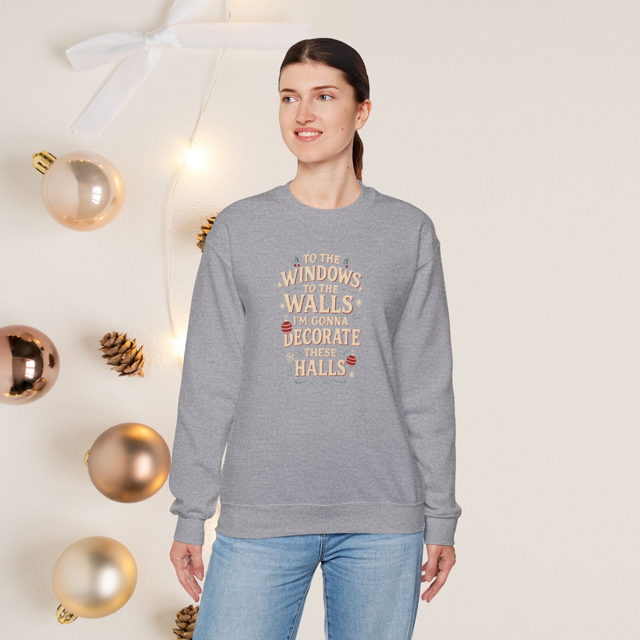 To the windows design 2 | Unisex | Heavy Blendâ„¢ Crewneck Sweatshirt - Image 16