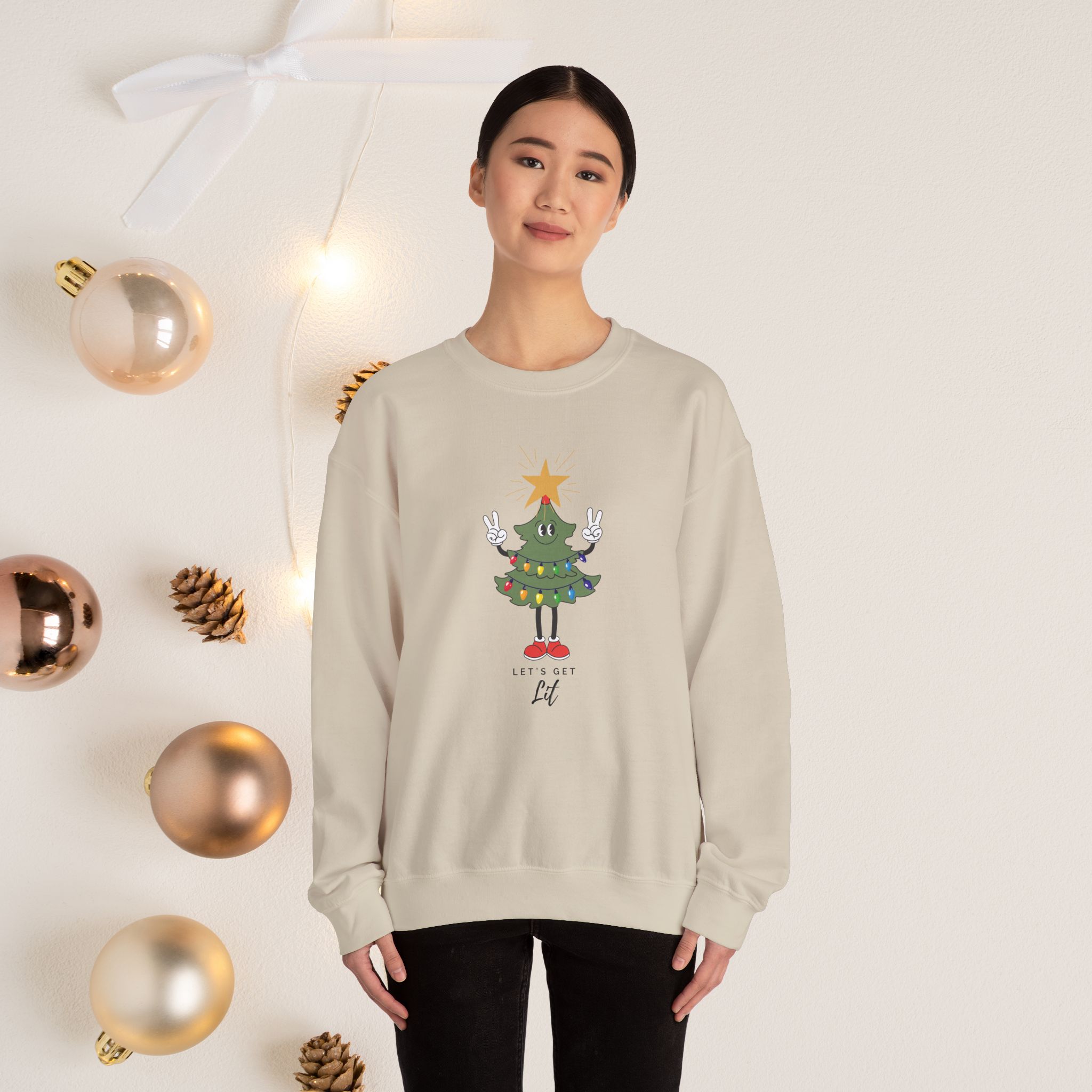 Let's get lit | Crewneck sweatshirt | Unisex - Image 3