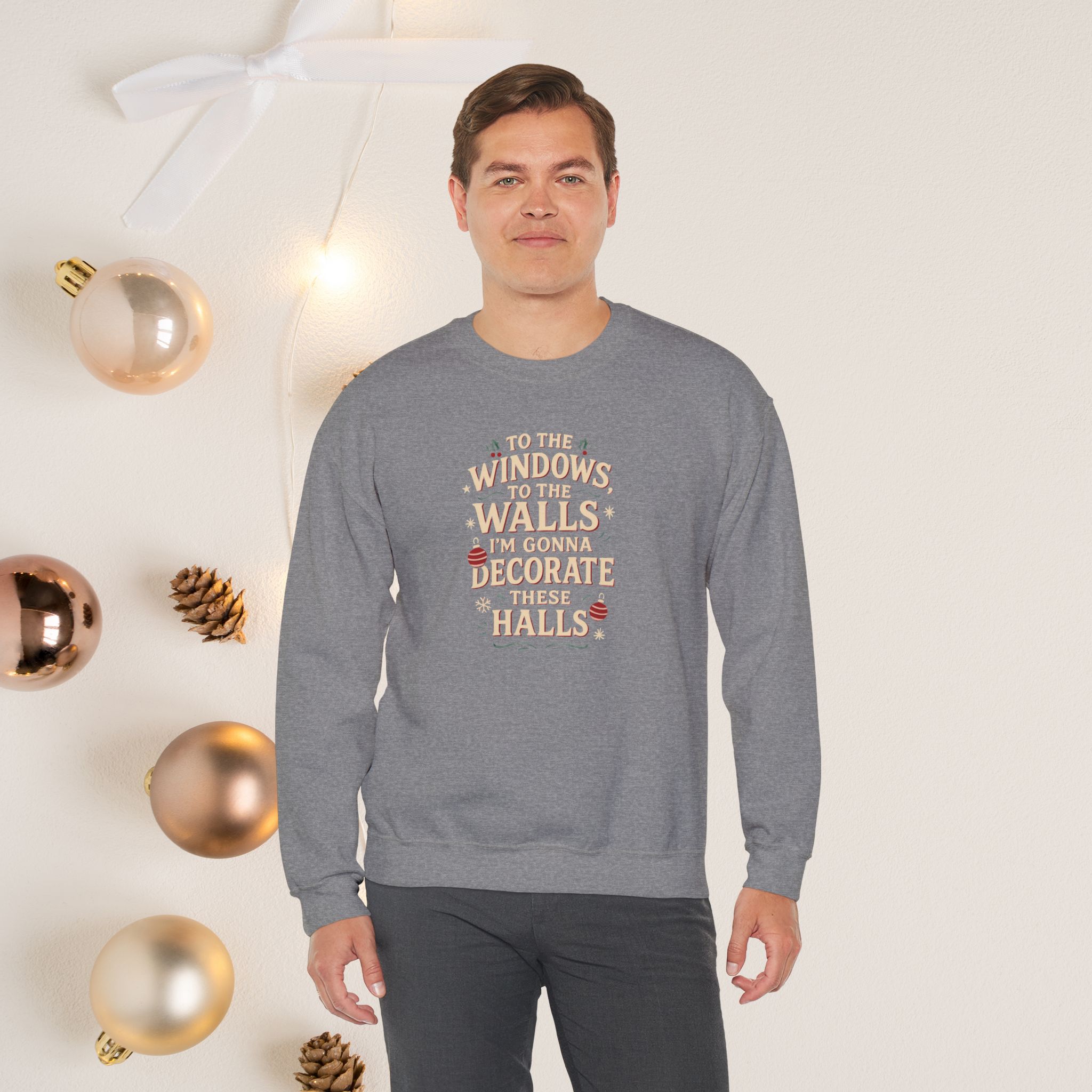 To the windows design 2 | Unisex | Heavy Blendâ„¢ Crewneck Sweatshirt - Image 26