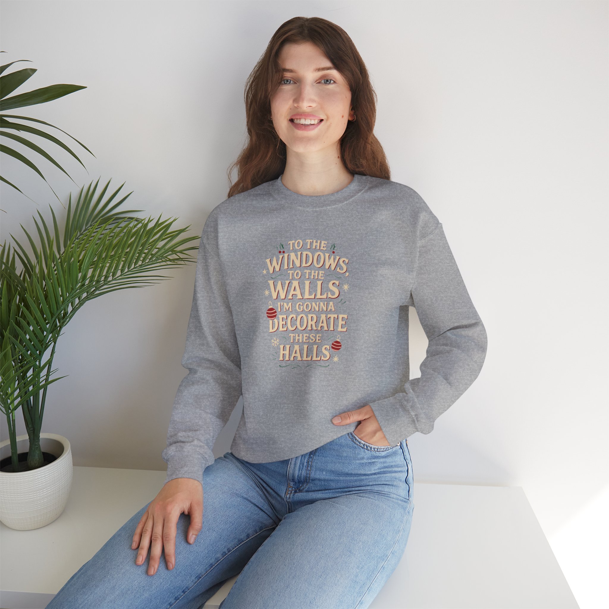 To the windows design 2 | Unisex | Heavy Blendâ„¢ Crewneck Sweatshirt - Image 14