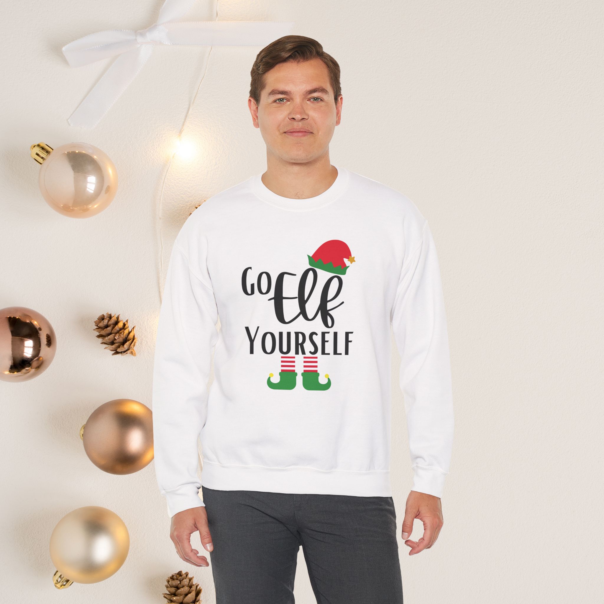 Go elf yourself | Crewneck Sweatshirt | unisex - Image 23