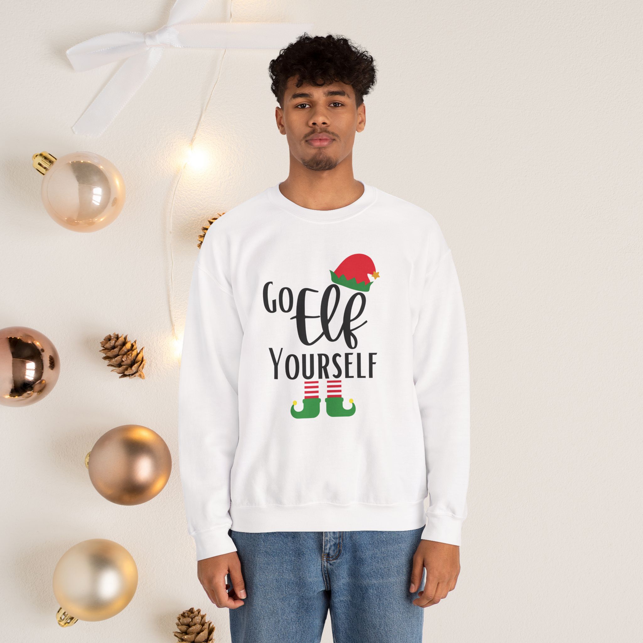 Go elf yourself | Crewneck Sweatshirt | unisex - Image 24