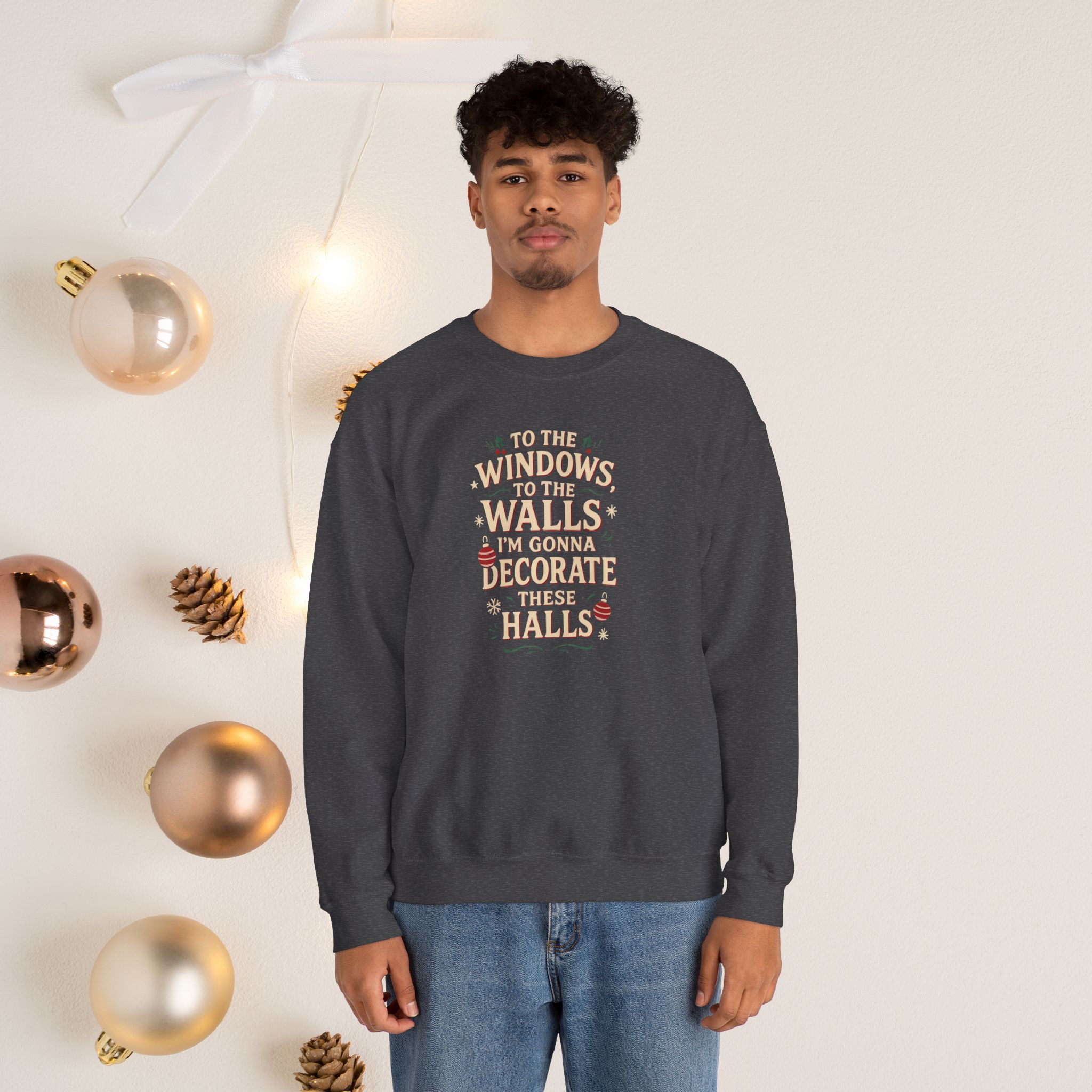 To the windows design 2 | Unisex | Heavy Blendâ„¢ Crewneck Sweatshirt - Image 36