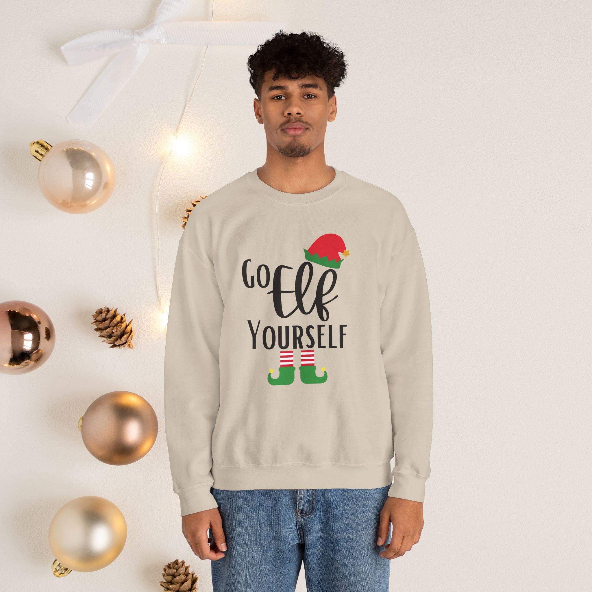 Go elf yourself | Crewneck Sweatshirt | unisex - Image 8