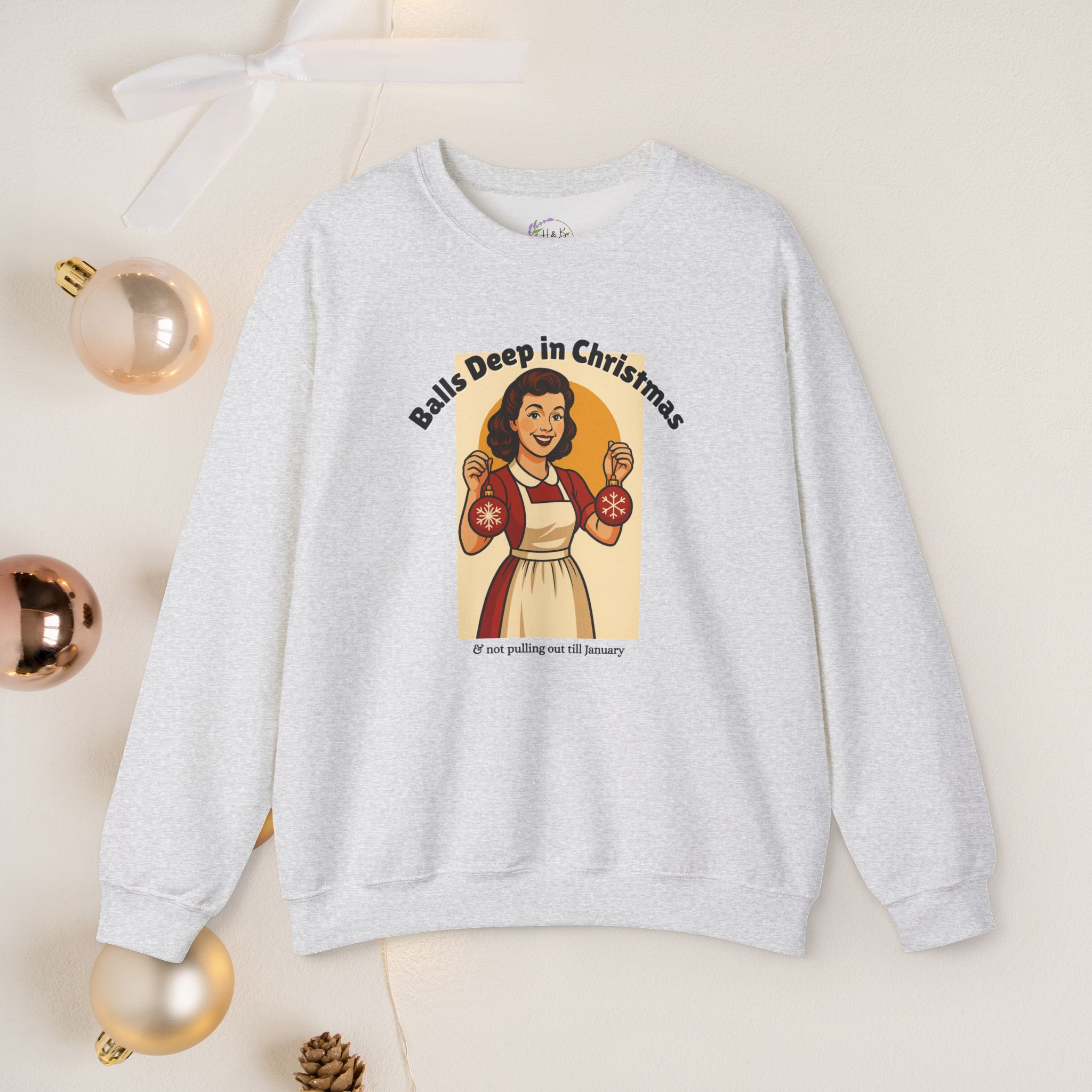 Balls deep | Unisex | Heavy Blend™ Crewneck Sweatshirt