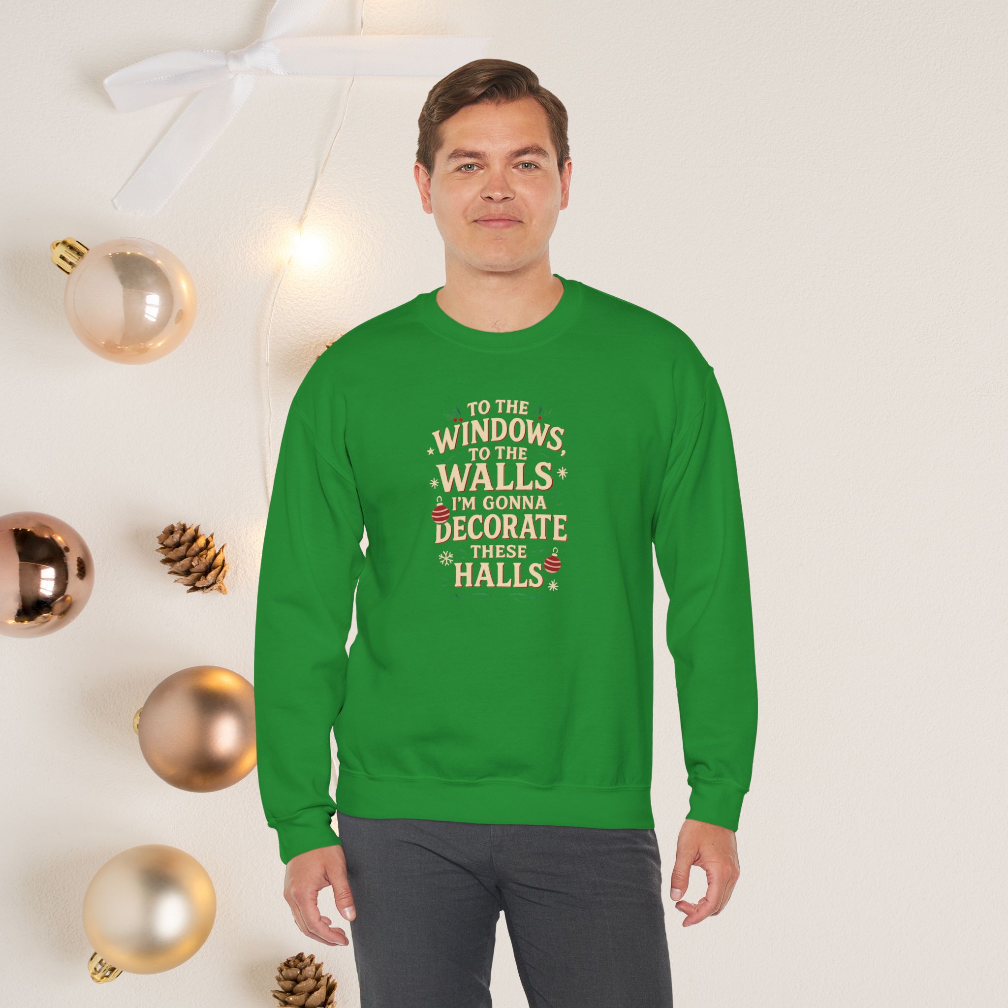 To the windows design 2 | Unisex | Heavy Blendâ„¢ Crewneck Sweatshirt - Image 8