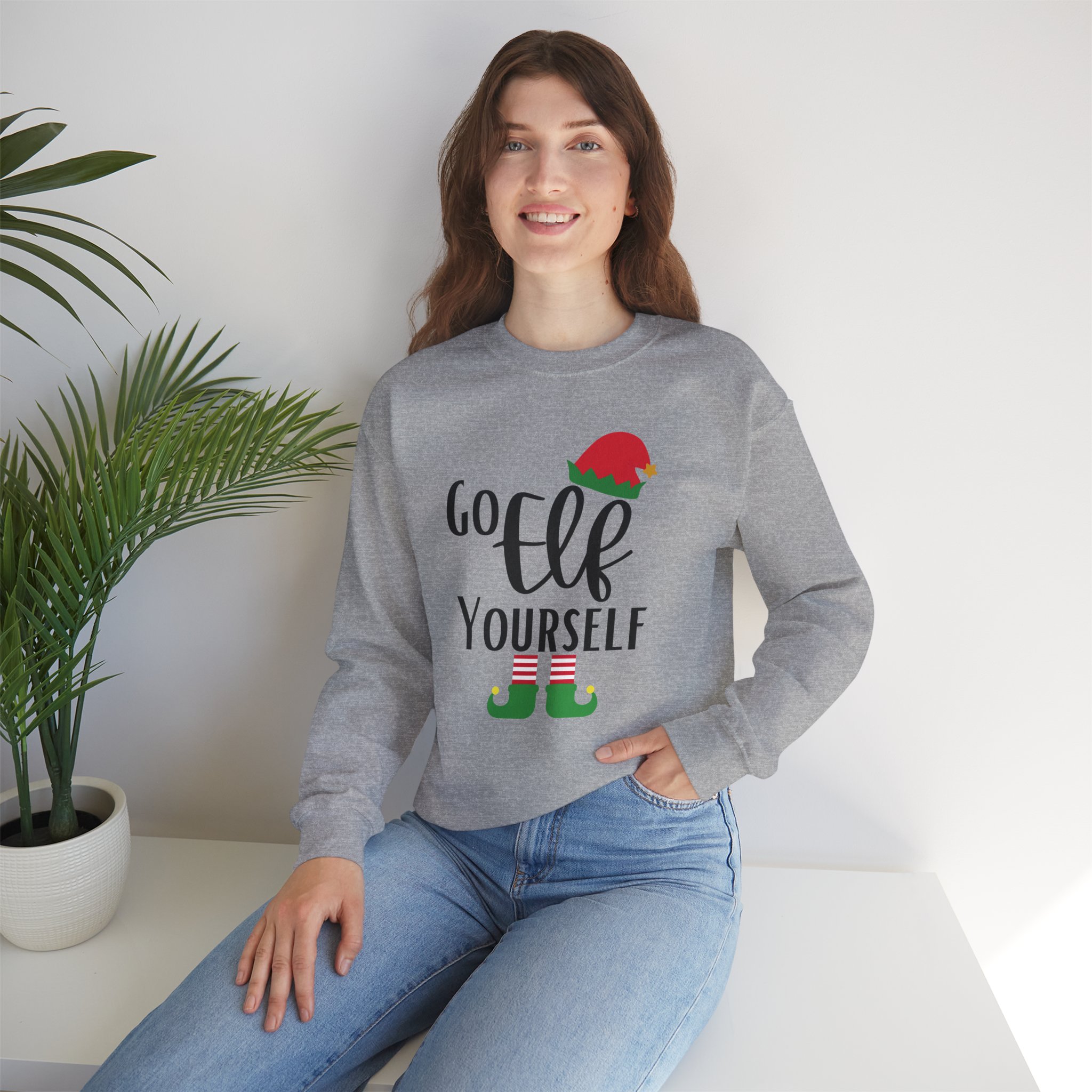 Go elf yourself | Crewneck Sweatshirt | unisex - Image 13