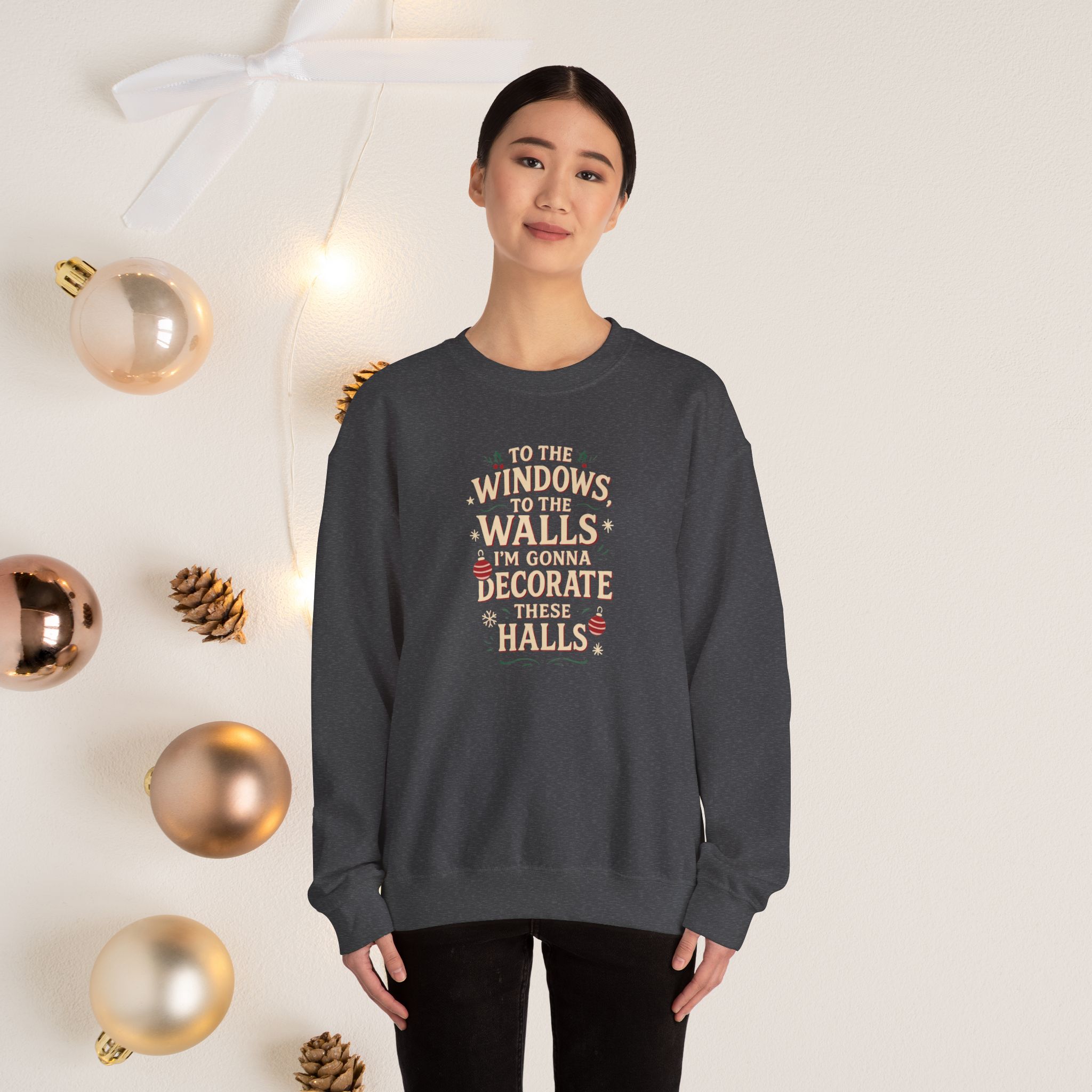 To the windows design 2 | Unisex | Heavy Blendâ„¢ Crewneck Sweatshirt - Image 31