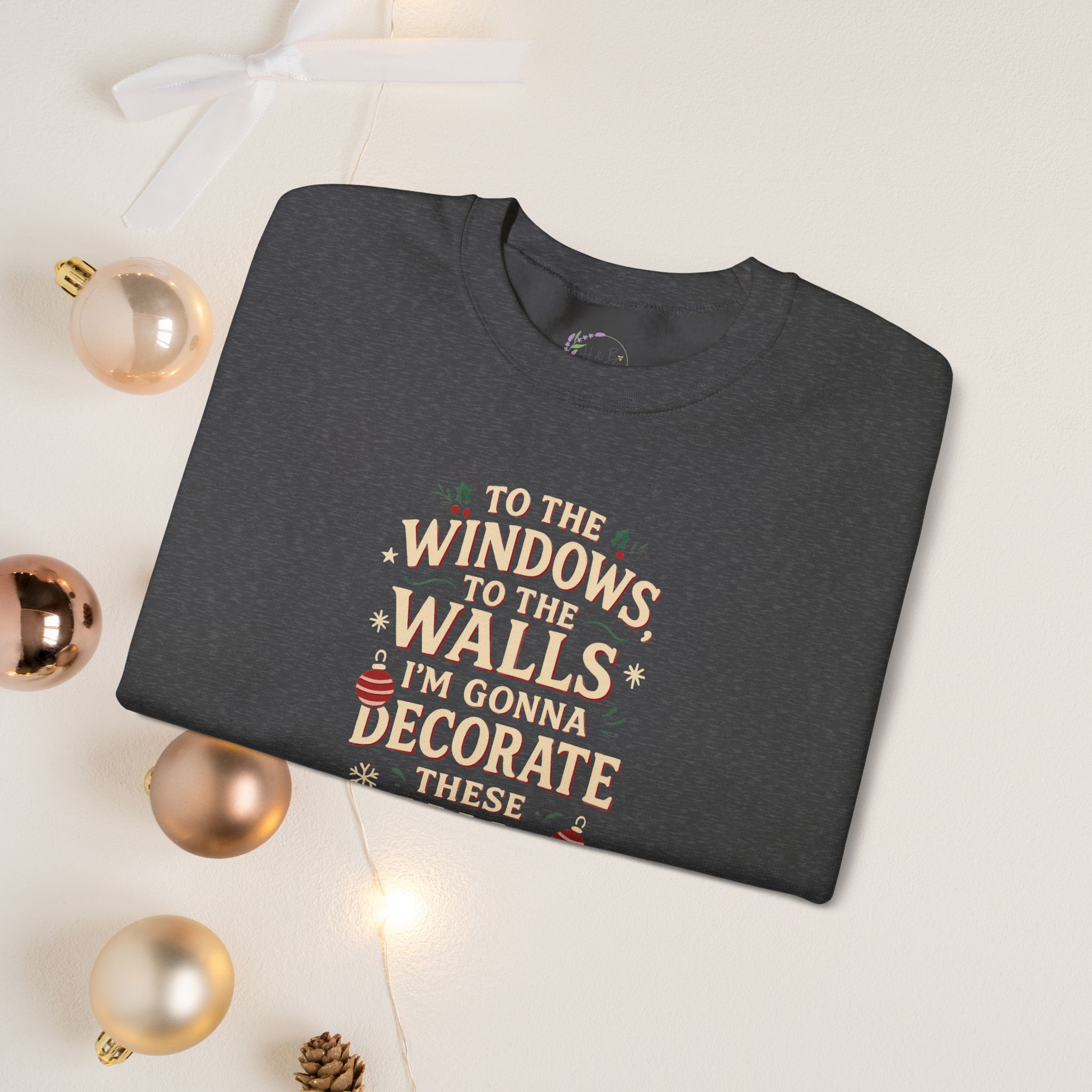 To the windows design 2 | Unisex | Heavy Blendâ„¢ Crewneck Sweatshirt - Image 30